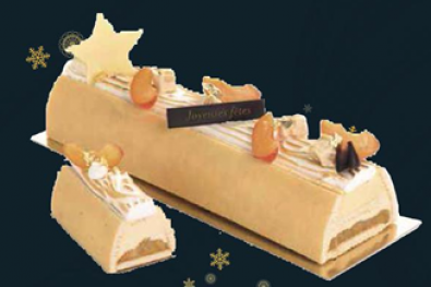 BUCHE ABRICOT  NOUGAT 8/10 Personnes