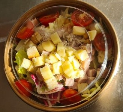 Salade jambon fromage