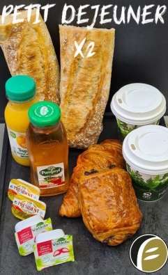 Petit déjeuner pour 2à emporter