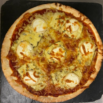 Pizza ronde 4 fromages