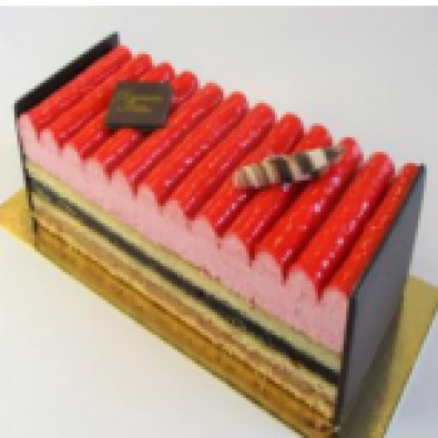 BUCHE Croustillante myrtilles fruits rouges 6/8 Pers