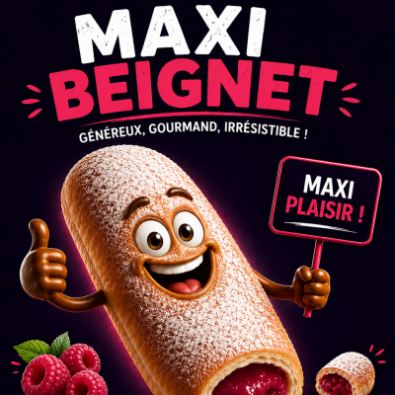 beignet long framboise