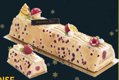 BUCHE FRAMBOISE 8/10 Personnes