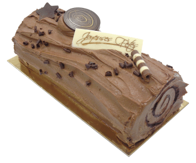 BUCHE CREME AU BEURRE CHOCOLAT 8/10 Personnes